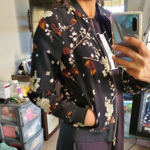 Floral Print Sweater